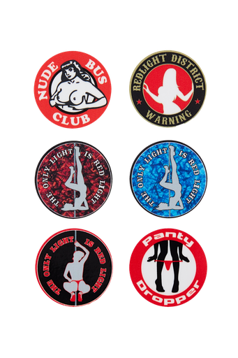 [500350] Redlight Lady Stickers | Set of 6 Pieces