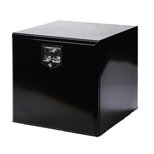 [47166060] Toolbox Black Powdercoated Steel - 600x500x600mm