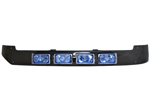 [75225872] Acrylic Screen for Sunvisor Mercedes Actros Big/Giga Space | 4 Lightholes for Hella 220FF
