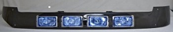 [75225472] Sunvisor for Mercedes Actros Big/Giga Space + Gap 4 x Hella 220FF + Brackets