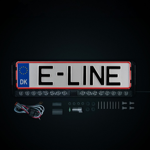 [5809139] Nuuk E-Line Duo DK LED Licence Plate Bar