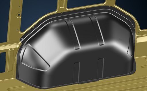 [34176022] Wheel Arch Covers for Nissan Interstar FWD 2024+ / Renault Master XDD FWD 2024+