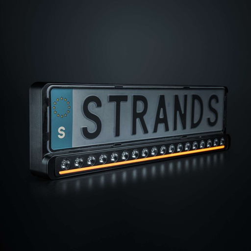 [5809455] License Plate Holder + Nuuk D-Line LED Bar 20"