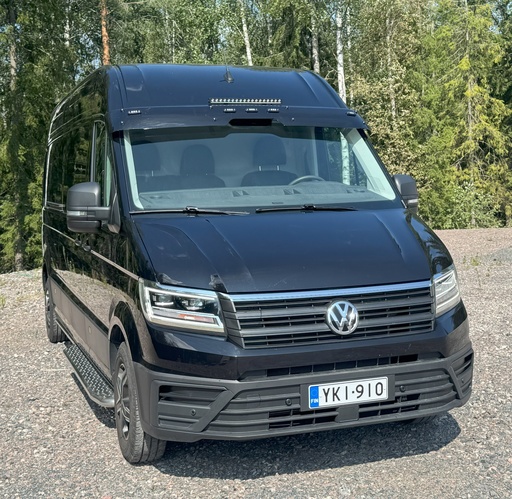 [73129NWMS] Sunvisor for Volkswagen Crafter & MAN TGE 2025+ | SENSOR CUTOUT | 5 Position Lights + LED Bar