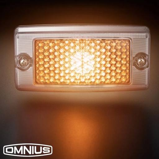 [4635360044] Omnius LED Position Light Amber - Clear lens