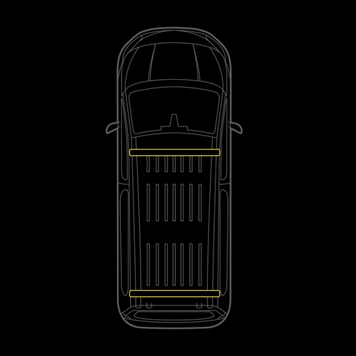 [5RRS5250200] Cruise Light C-rack for KIA PV5 - 2 Racks