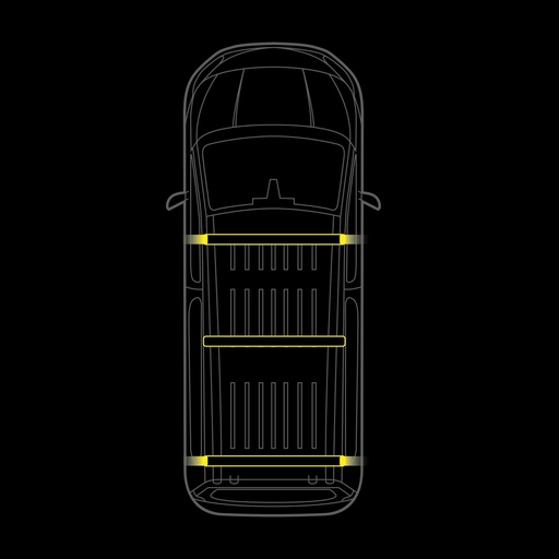 [5RRS5250340] Cruise Light C-rack - KIA PV5 - 3 Racks / 4 Endcaps