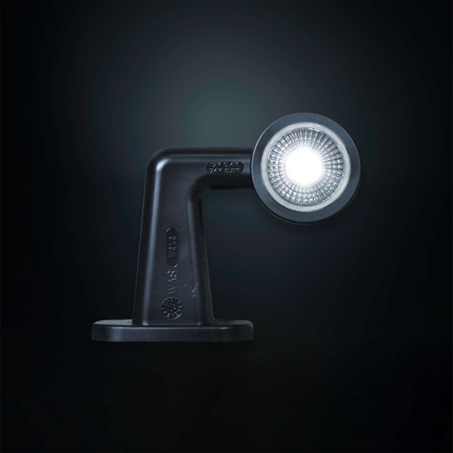 [5800365H] Short Rubber Arm with Red/White Position Lights - Right