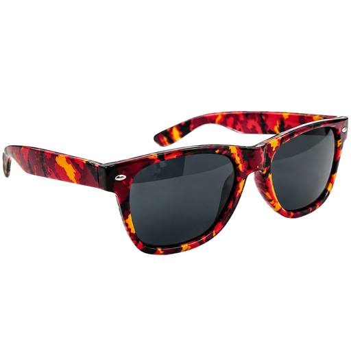[500401] Sunglasses Red Danish Fabric Design