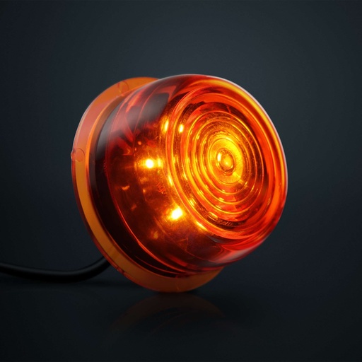 [5800400-2-10U] Viking ADR 6 LED Unit Amber | Amber Lens | 10m Cable