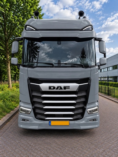 [2DFOSNGD2LEDT5] Bumper Spoiler for DAF NGD 2026+ XF/XG/XG+ | Type 1 | 2 Lightholes
