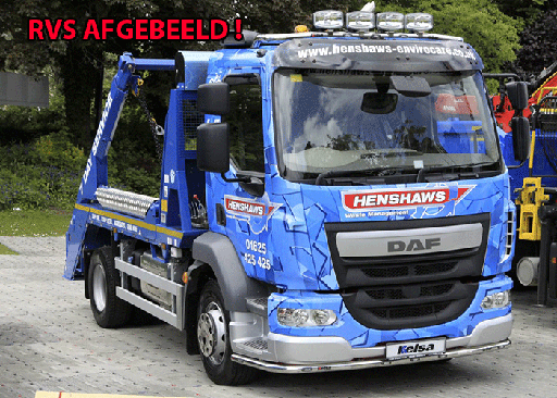 [82DLA11/W] Aluminum LoBar for DAF LF EURO 6 | 5 White + 2 Amber LEDs