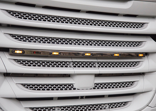 [82DLEDS01/A] Stainless Steel LedBar for DAF XF106 & CF Euro 6 | 5 Amber LEDs