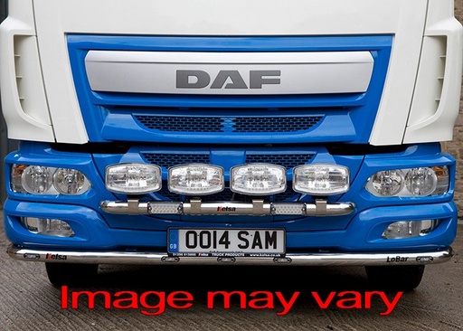 [82DLS10/A] (St Steel) LoBar for Daf LF Euro 6 | 7.5-10t GVW | 7 Amber LEDs
