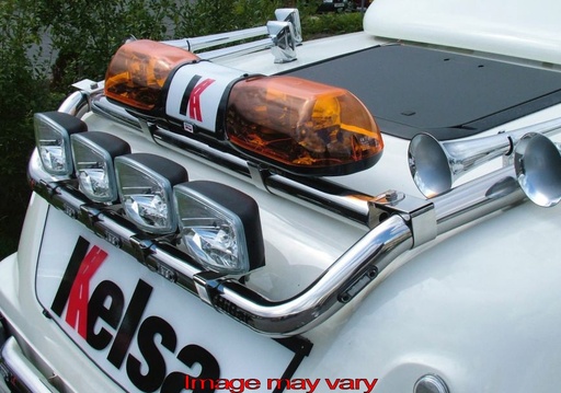 [82DTS13] Stainless Steel BeaconBar for DAF CF Space Cab 2008+