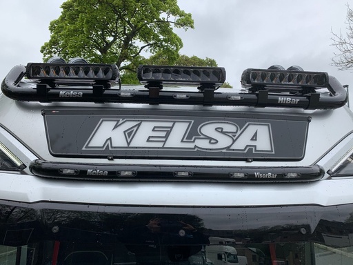 [82DVA20/W] Aluminum VisorBar for NGD DAF XG+ | 5 White LEDs