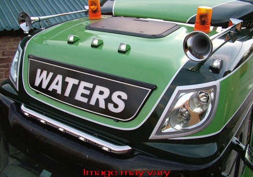 [82DVA13/W] Aluminum VisorBar for DAF CF Space Cab | 5 White LEDs