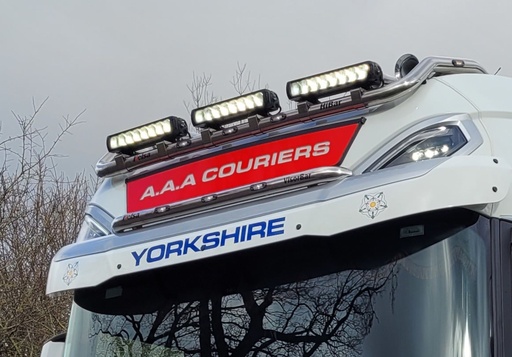 [82DVS20/W] Stainless Steel VisorBar for NGD DAF XG+ | 5 White LEDs