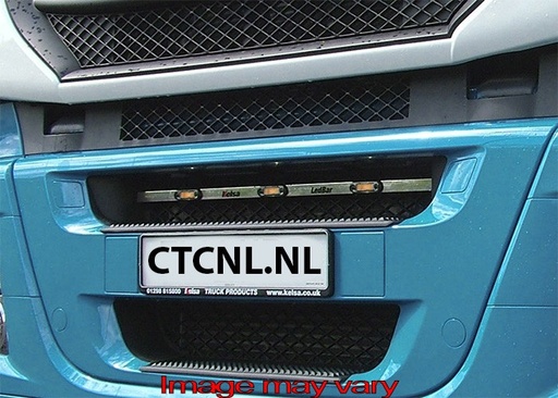 [82ILEDS05/W] Stainless Steel LedBar for Iveco Stralis Cube & Hi-Way | 3 White LEDs