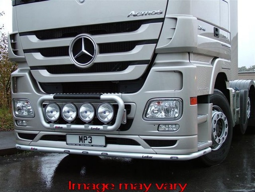 [82MBLA01/A] LoBar Aluminum for Mercedes Actros MP2 & MP3 - 7 Amber LEDs