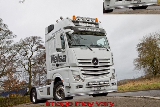 [MBLA13/A] LoBar Aluminum - Mercedes Actros MP4 Big/Giga/StreamSpace 2.5 - 7 Amber LED