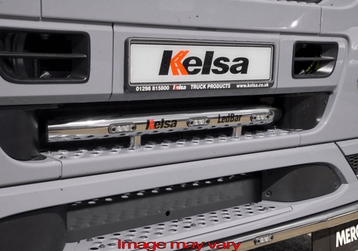 [82MBLEDS05/W] Stainless Steel LedBar for Mercedes Actros MP2 & MP3 | 3 White LEDs