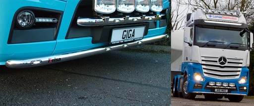 [MBLS14/W] LoBar St. Steel - Mercedes Actros MP4 Big/Giga/StreamSpace 2.5 - 5 White LED