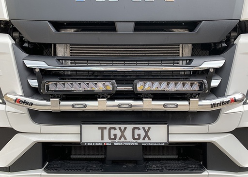 [82MMBS20XL] St. Steel MiniBar XL MAN 2020 TGX GX / GM Cab plastic bumper