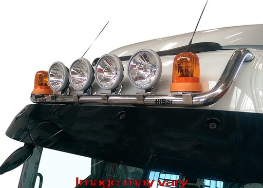 Stainless Steel HiBar for Renault T Series | Sunvisor Mounting