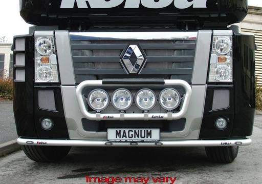 [82RLA01/A] LoBar Aluminum Renault Magnum 2005+ | 7 Amber LEDs