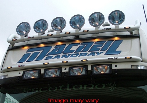 Aluminum HiBar for Scania 4 & R Series Topline | Drop-Down