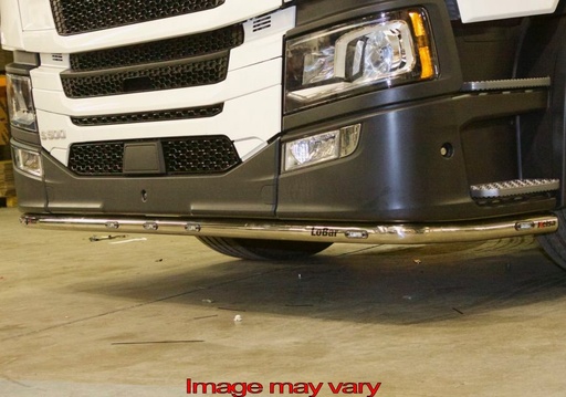 [82SLA20/A] Aluminum LoBar for Scania R&S NextGen with High Bumper | 7 Amber LEDs