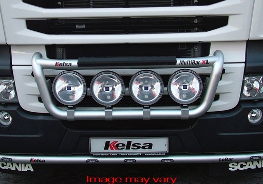Aluminum MultiBar XL for Scania R1 with Construction Bumper