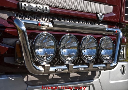 Stainless Steel MultiBar XL for Scania R1 with Construction Bumper