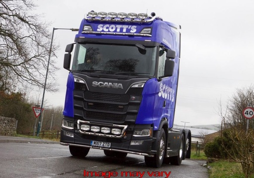 [82SVA20/A] Aluminum Visorbar for Scania R/S Highline NextGen | 5 Amber LEDs