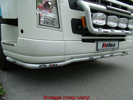[82VLA06/W] Aluminum LoBar for Volvo FH/FM2&3 | 5 White & 2 Amber LEDs