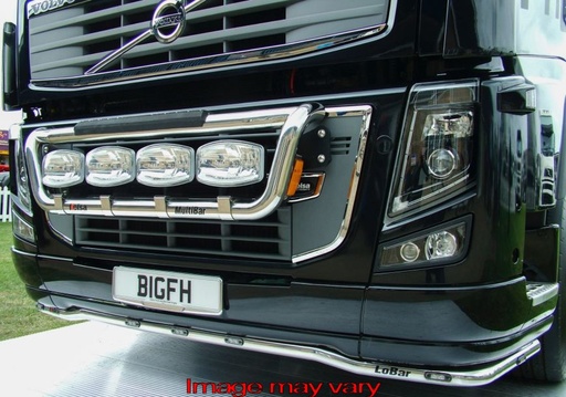 [82VLS06/A] Stainless Steel LoBar for Volvo FH/FM2&3 | 7 Amber LEDs