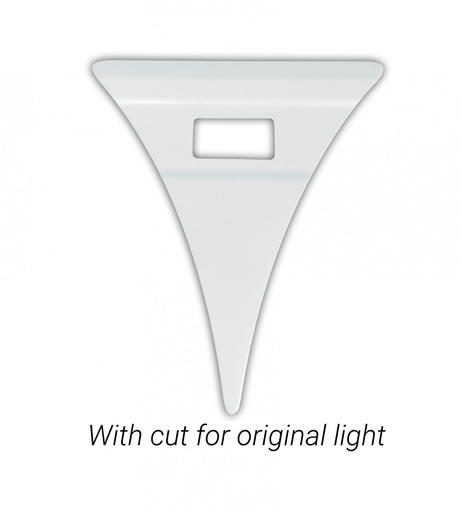 [20000249] Set of XL Mudguard Wedges for Scania NextGen with Lightholes for Side Marker Lights