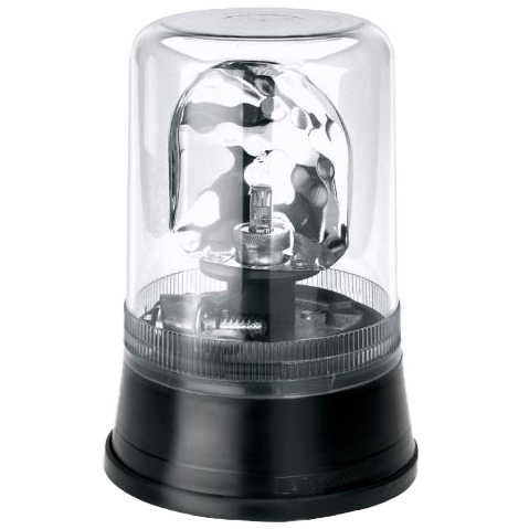 [4635595C] AEB "595" 24V rotating beacon - White / clear lens