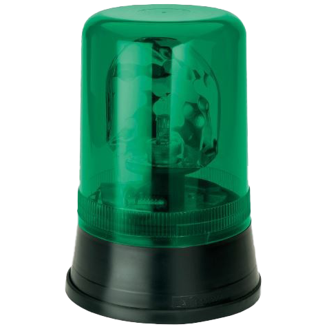 [4635595G] AEB "595" 24V rotating beacon - Green lens
