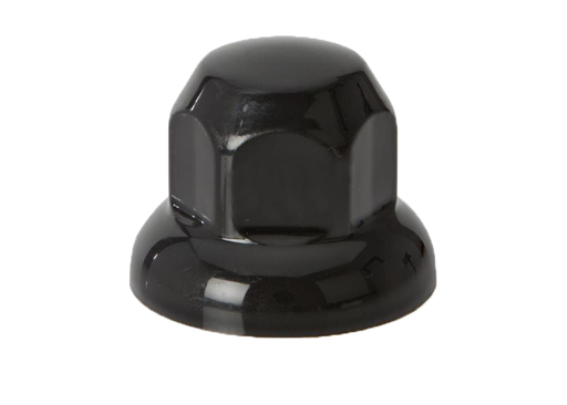 [31101312] 20-Pack Plastic Wheel Nut Covers Black | Ø32mm