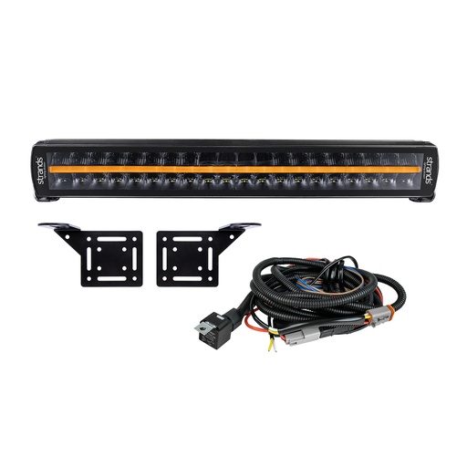 [5809181-KIT] Siberia Double Row Curved LED Bar 22" + Mounting Kit