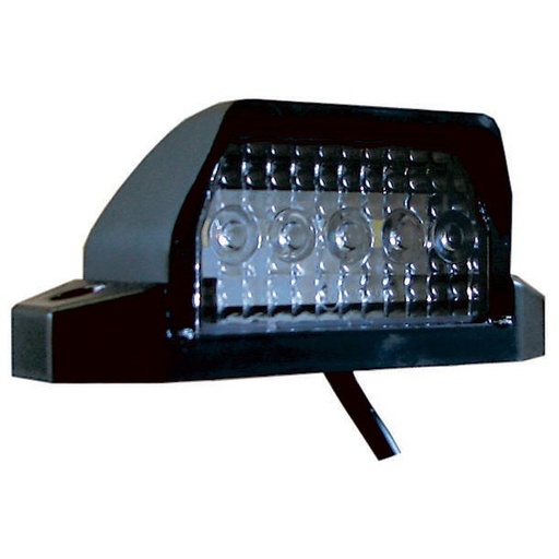 [5800033] IZE LED Black License Plate Light 5 LEDs