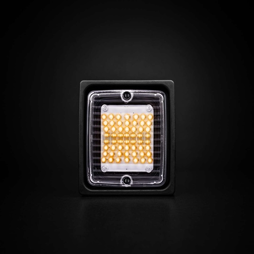[5800115] IZE LED Amber Warning Light with Clear Lens