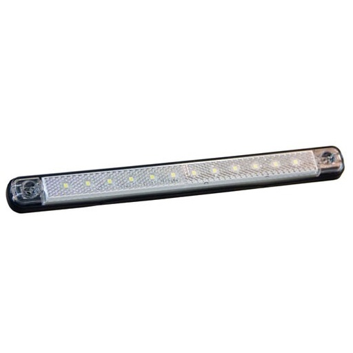 [5800257] 12-LED Position Light with Reflector 12-24V - White