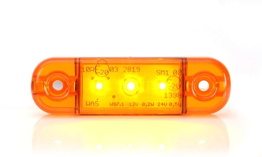 [5800340] 3-LED Ultra Slim Position Light 9-36V - Amber