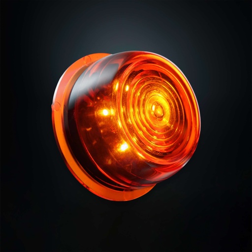 [5800400-2] Viking 6 LED Unit Amber | Amber Lens | 5m Cable