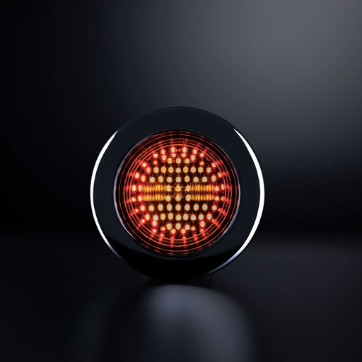 [5800620] IZE LED Dark Knight Brake/Taillight Round