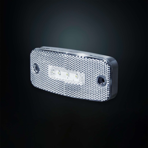 [5810132] LED Side Marker Light 12-24V + 5m Cable - White