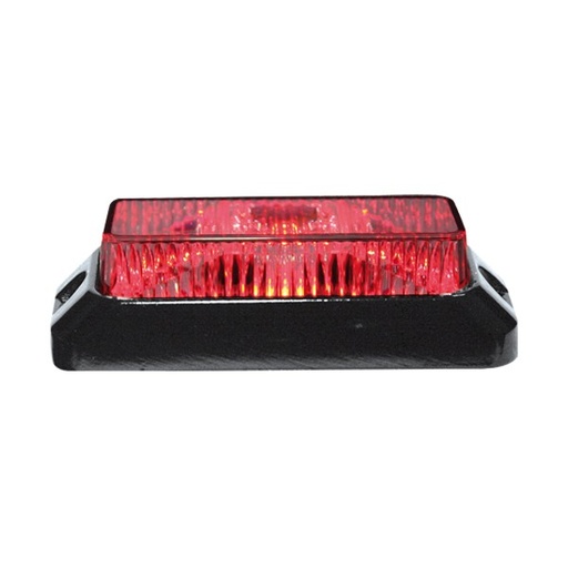 [5850155HP-R] 3-LED "HP FLASH" Strobe/Warning Light Red 12-24V